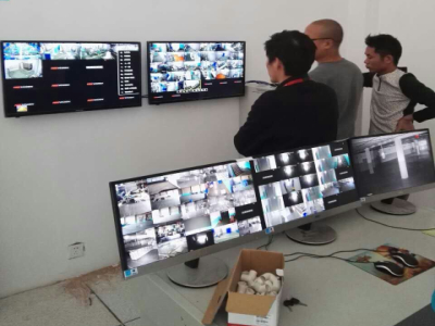 产业园监控安装及显示拼接屏安装